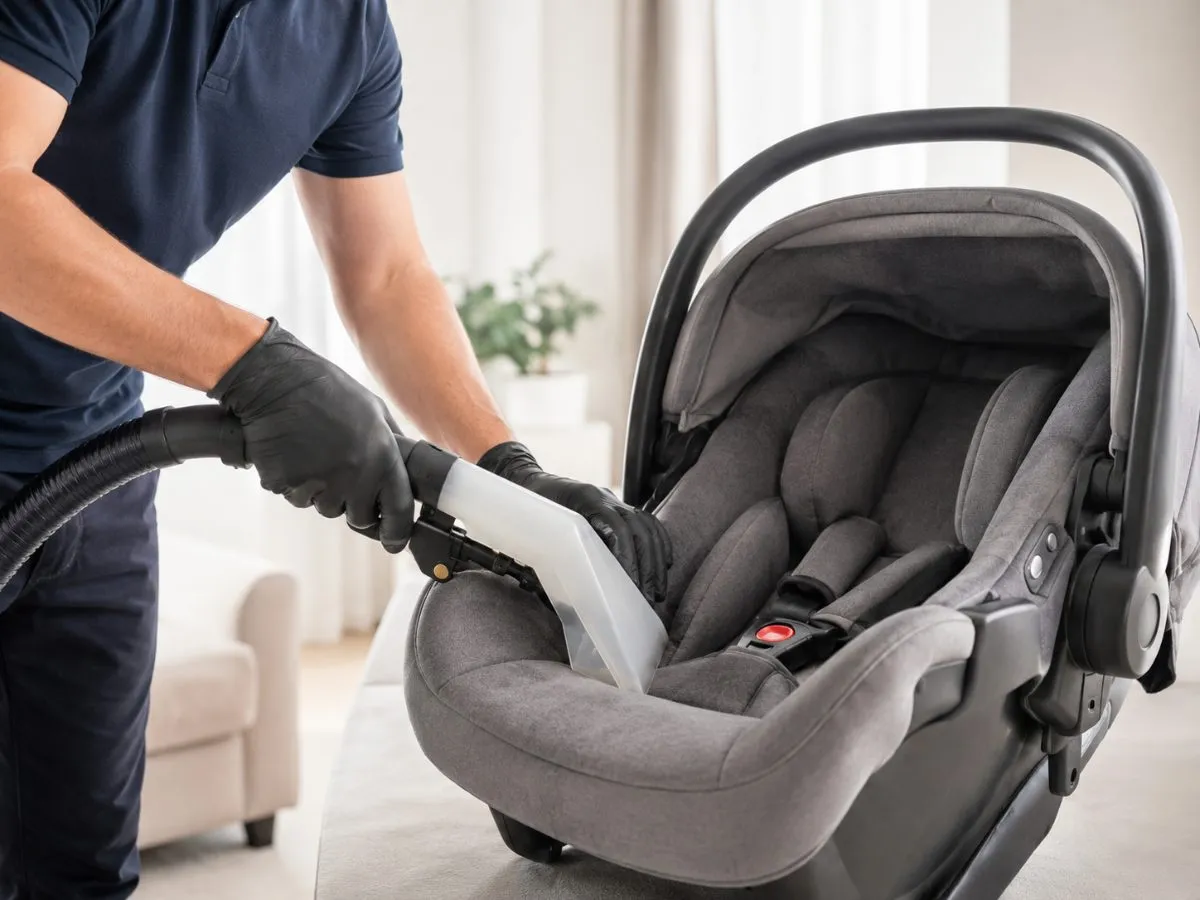 Baby stroller and car seat cleaning by Cleanitize Singapore