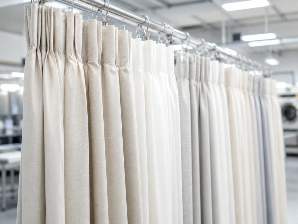 Curtain dry cleaning service by Cleanitize Singapore