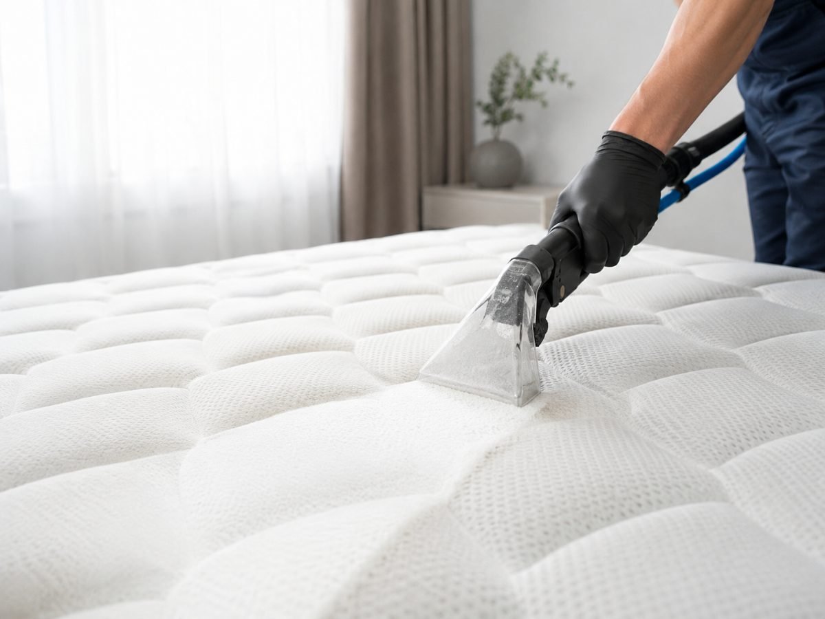 Professional mattress deep cleaning in Singapore by Cleanitize