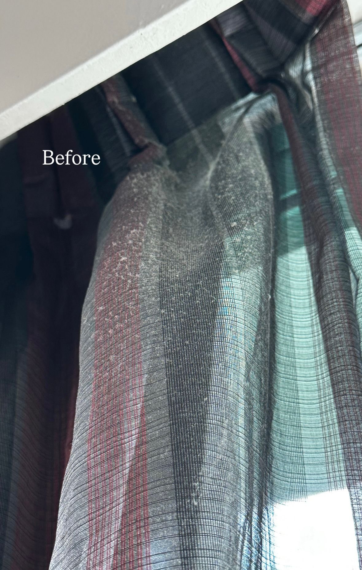 Curtain Steaming(before)