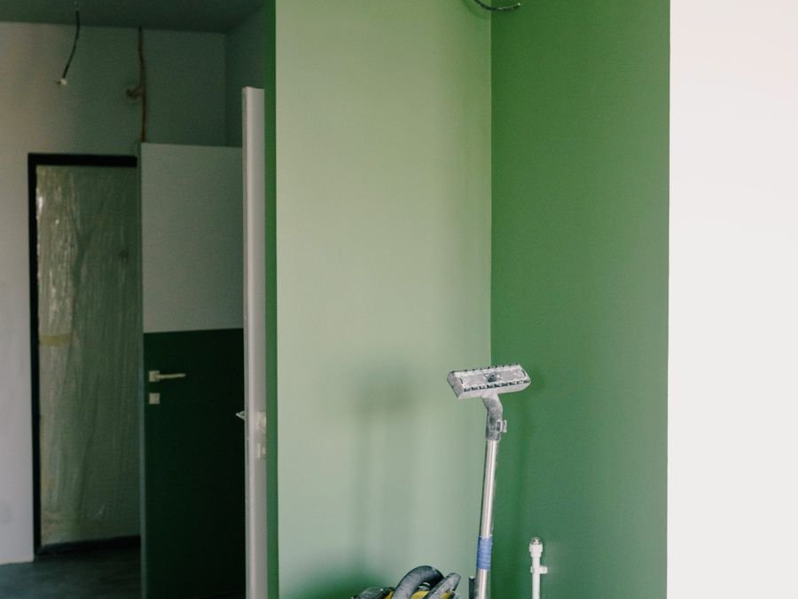 Floor cleaning after renovation — grime removed by Cleanitize Singapore