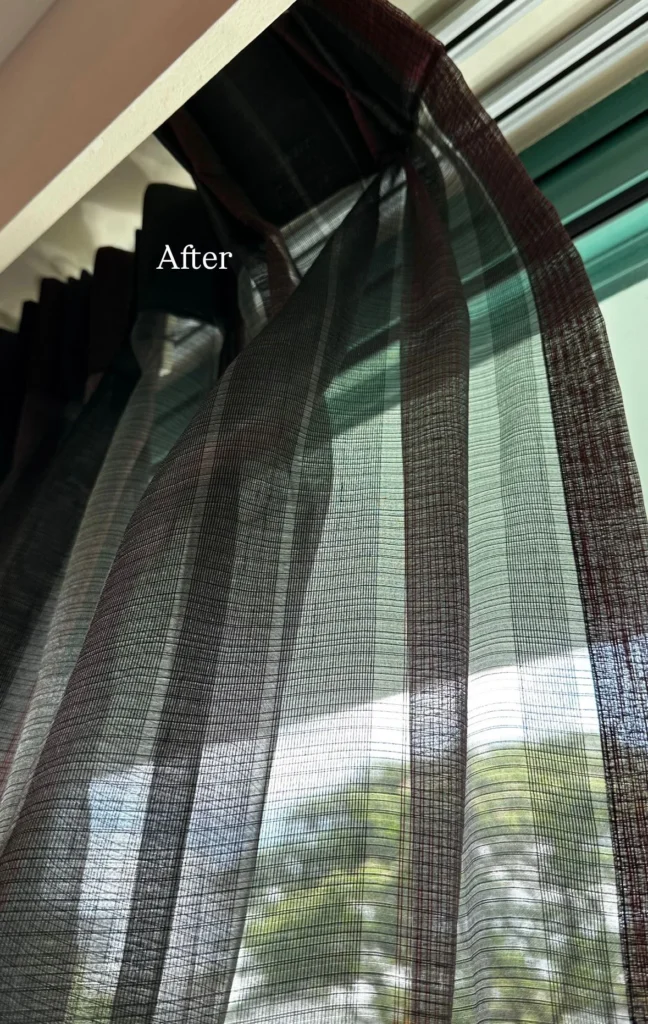 Curtain Steaming(after)