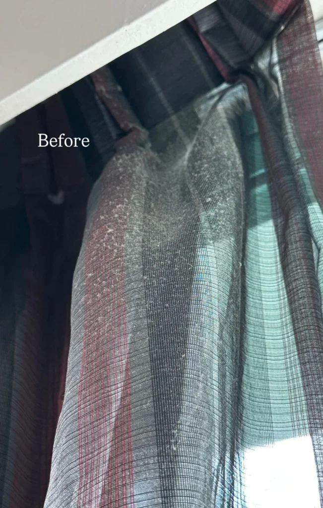 Curtain Steaming(before)